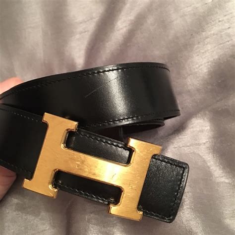 Hermes belt buckle scratch repair